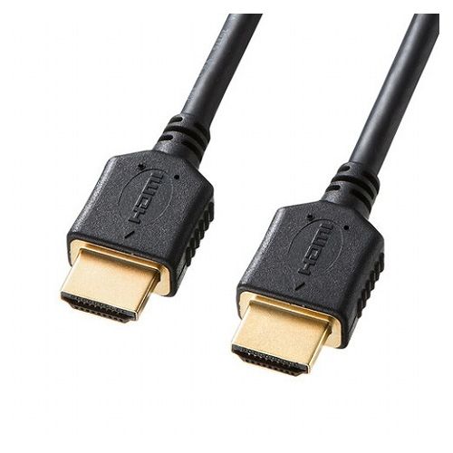 【商品特長】●プレミアムHDMI認証プログラム合格のプレミアムHDMIケーブルです。●4K、60P、18Gbps伝送に対応したケーブルです。●4K2K(60P)に対応し、滑らかな高解像度映像を伝送することができます。●明暗差を活かした立体感のある映像を再現できるHDR映像の伝送に対応しています。●4K/UltraHDBlu-rayに対応した高品位HDMIケーブルです。●1本のケーブルで、映像信号と音声信号をデジタルのままで高速伝送するだけでなく、イーサネット信号の双方向通信を実現します。●デジタル音声をテレビなどの表示機器からAVアンプなどの出力機器へ伝送できる、ARC(オーディオリターンチャンネル)に対応しています。●HDMIイーサネットチャンネル(HEC)対応しています。対応した機器と機器がイーサネット・ネットワークでつながります。※各機能に対応した機器、環境が必要です。●高音質デジタル音声信号(マルチチャンネルサラウンド)に対応しています。●シールド付きツイストペアケーブルです。芯線にツイストペアケーブルとドレンワイヤの1組ずつに、密閉型のアルミシールド処理を施し、外部ノイズから大切なデータを守ります。(TMDS用ツイストペアケーブルのみ)●ケーブルの中心から「アルミシールド(TMDS用ツイストペアケーブル)→アルミシールド→高密度編組シールド」と3重のシールド処理を施し、ノイズから大切なデータを守ります。●金メッキプラグを採用しています。接触抵抗を低くし、サビなどによる経年変化を抑え画質・音質劣化を防止します。【仕様】■カラー:ブラック■ケーブル長:1.5m■ケーブル直径:5.7mm■コネクタ仕様:HDMIプラグ-HDMIプラグ(HDMIタイプAコネクタ-タイプAコネクタ)■規格:PREMIUMHDMI認証品■線材:UL20276/VW1導体30AWG【代引きについて】こちらの商品は、代引きでの出荷は受け付けておりません。【送料について】北海道、沖縄、離島は送料を頂きます。
