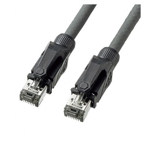 【5個セット】 サンワサプライ カテゴリ6A STP LANケーブル KB-T6ASTP-01GYX5(代引不可)【送料無料】