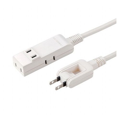 【5個セット】 サンワサプライ マイクロタップ 4個口 1m ホワイト TAP-M81WX5(代引不可)【送料無料】