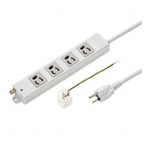 【5個セット】 サンワサプライ 抜け止めタップ 3m TAP-5431MGN2-3X5(代引不可)【送料無料】