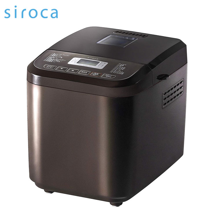 siroca シロカ おうちベーカリー レシピ本付き 全自動ホームベーカリー 1斤焼き コンパクトホームベーカリー 食パン SB-1D151【送料無料】のサムネイル