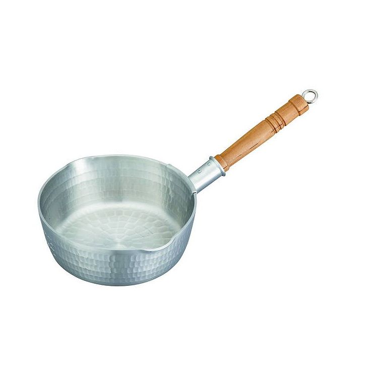 中尾アルミ製作所 アルミ底平浅型雪平鍋21cm目盛付(2.1L) 019079【送料無料】