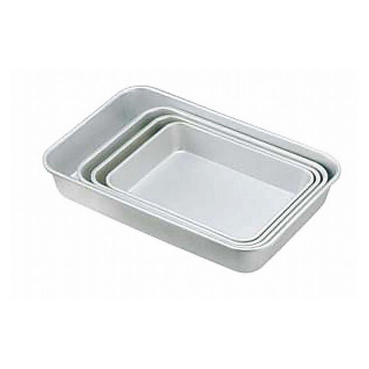 中尾アルミ製作所 アルマイト深バット 8取 024003【送料無料】