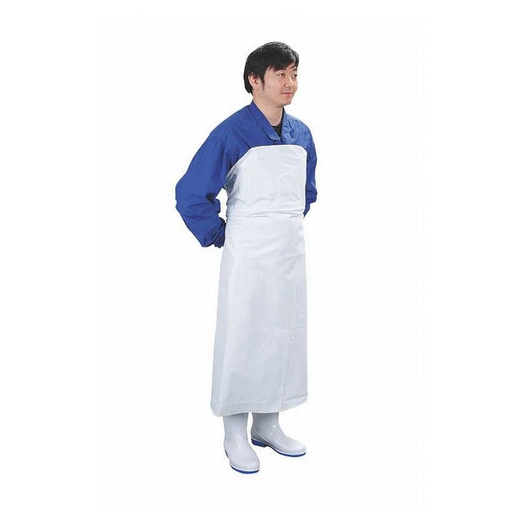 ワンタッチ前掛 白 378035JANコード：4936963200026規格：規格白サイズ：幅×丈900×1100mmサイズ容量1：900×1100mm材質：ポリ塩化ビニール生産地：日本 【送料について】北海道、沖縄、離島は送料を頂きます。