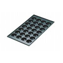 カンダ AKSたこ焼鉄板 28穴 φ40x深23mm 067010【送料無料】