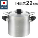 丸山技研 日本製 燕三条 パスタポット 22cm SE-09 創燕 IH対応 ガス火OK パスタ鍋 ステンレス鍋 国産(代引不可)【送料無料】
