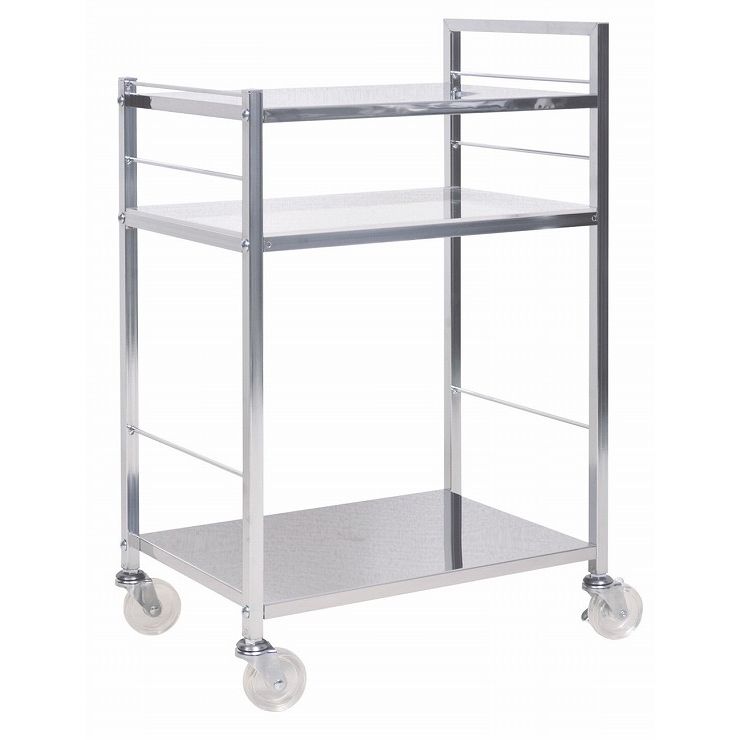 樂天商城 - 【日本製】 ステン天板キッチンワゴン(小) ワゴン ラック キャスター付き キッチン 収納(代引不可)【送料無料】