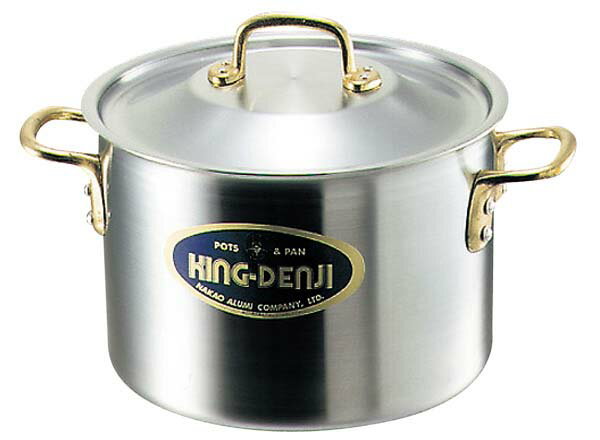 キングデンジ　半寸胴鍋（目盛付）24(代引き不可)【送料無料】