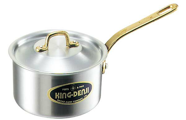 Ih Compatible - キングデンジ　深型片手鍋（目盛付）24(代引き不可)【送料無料】