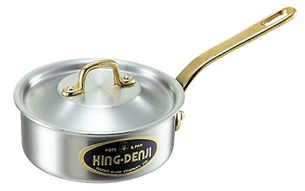 Ih Compatible - キングデンジ　浅型片手鍋（目盛付）18(代引き不可)【送料無料】