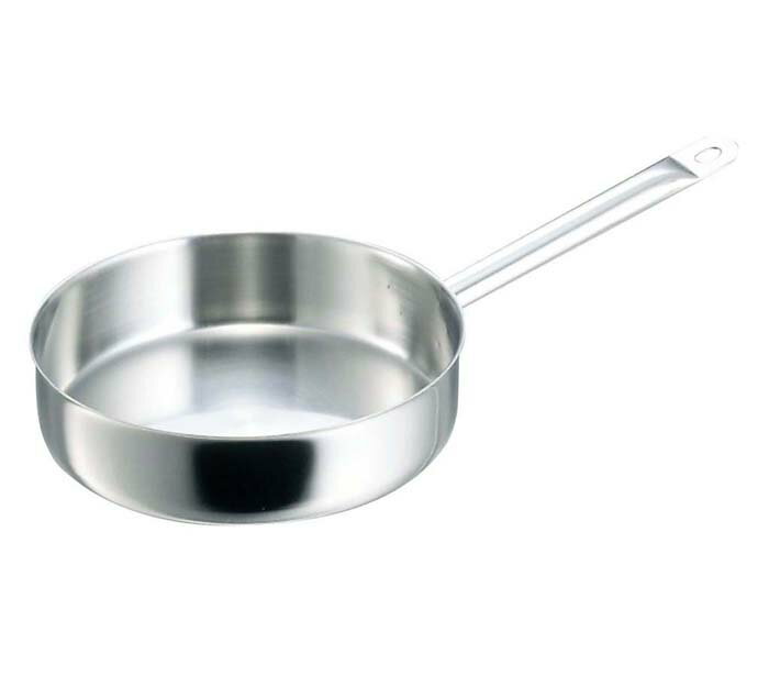 Ih/Gas Compatible - デバイヤー　イノックス　三重底　浅型片手鍋（蓋無）3467−24(代引き不可)【送料無料】