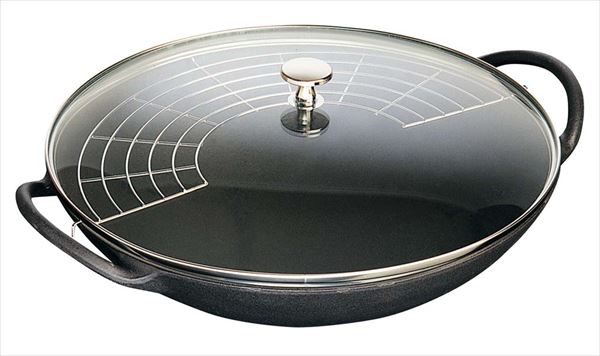 ストウブ グランブュッフェパン 37 ブラック 40509-398(代引き不可)【送料無料】