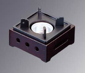 アルミ 民芸風 こんろ ブラウン 小 M-10-780(代引不可)【送料無料】