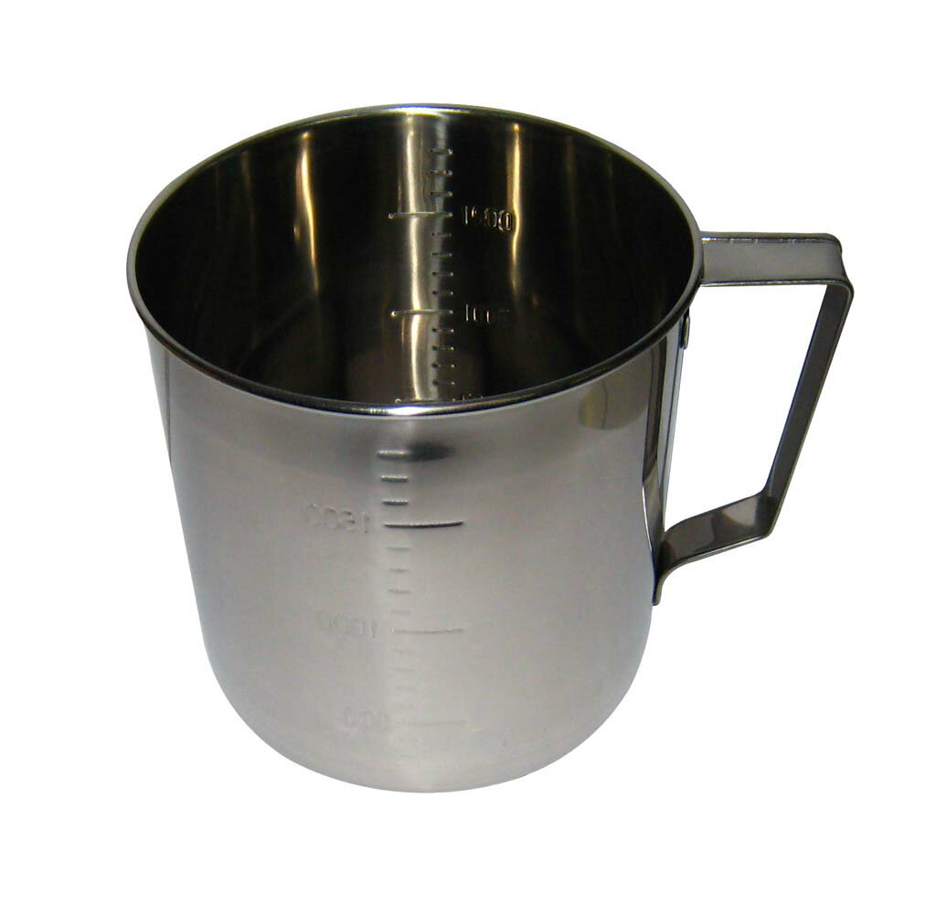 クローバー 18-8 口無 計量水マス 2L(代引不可)【送料無料】