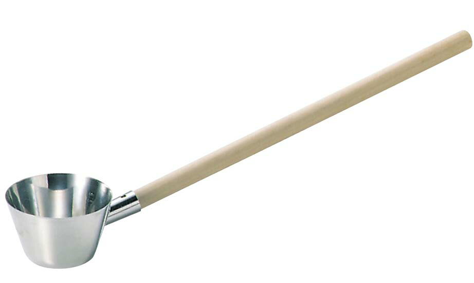 K 18-8 調理杓子 中 (φ88) 270(代引不可)【送料無料】