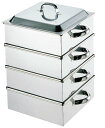 EBM 18-8 業務用角蒸器 30cm 3段(代引不可)【送料無料】