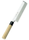 兼松作 日本鋼 薄刃包丁 21cm(代引不可)【送料無料】