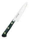 正広作 (日本鋼・ツバ付) ペティーナイフ 12cm(代引不可)【送料無料】