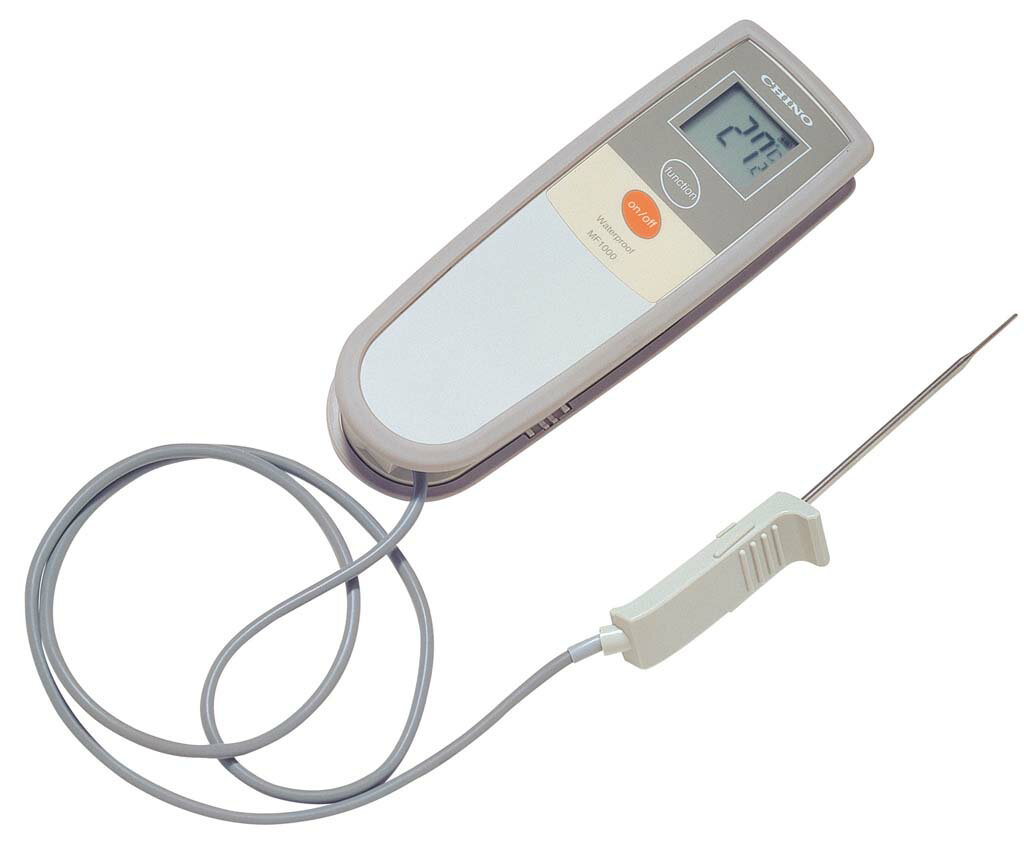 チノー 食品用防水デジタル芯温計 MF1000(代引不可)【送料無料】