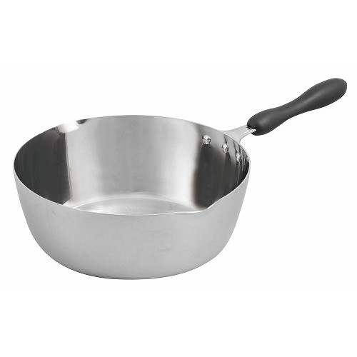 三層鋼クラッド プラ柄雪平鍋 30cm(代引不可)【送料無料】