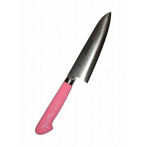 ■商品説明●一流包丁メーカーとの共同開発製品ですから、品質は保証付きです。●材質は、不錆スウェーデン鋼をベースにしたブライト特殊鋼です。●柄は18-8ステンレス鋼の一体仕上げで雑菌の棲みかを作りません。また、抗菌特殊塗装を施してありますから...