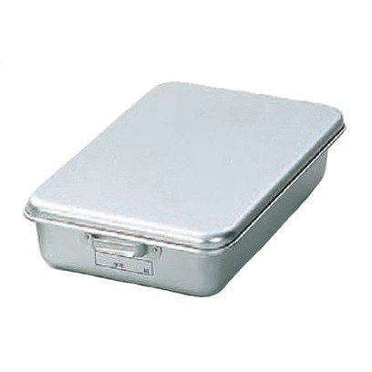 アルマイト 天ぷら入 B型(蓋付)252 515×315×H105(代引不可)【送料無料】