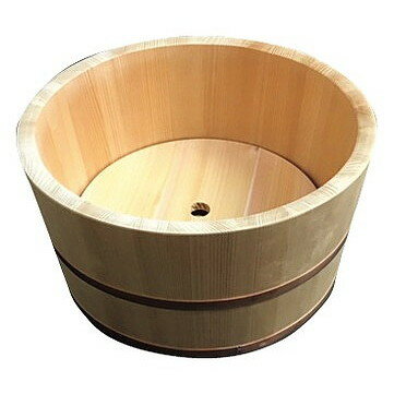 さわら 氷桶 中板付 小 φ270×140(代引不可)【送料無料】