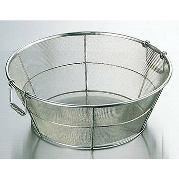 BK 18-8 手付 揚ザル 細目(11メッシュ)48cm(代引不可)【送料無料】