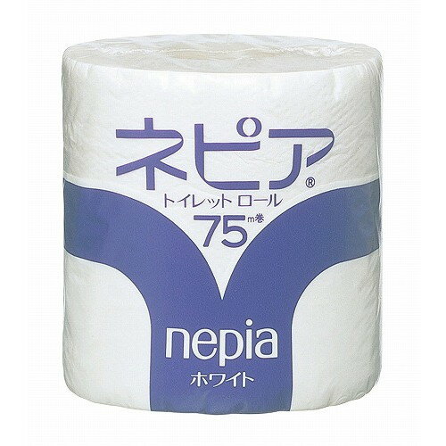 ネピア トイレットペーパー 75mシングル(80ヶ入)(代引不可)【送料無料】