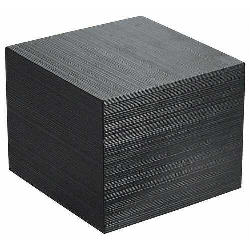 Other - 木製 千筋キューブ 黒 200×200×160mm(代引不可)【送料無料】