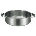 K 19-0 IH対応 外輪鍋(目盛付)24cm(蓋無)(代引不可)【送料無料】