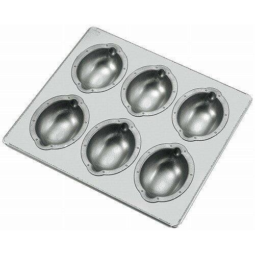 Cake Forms - シリコン加工 レモン型 天板(6ヶ取)フラット仕上げ(代引不可)【送料無料】