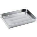 クローバー 18-8 餃子バット身 L型 520×380×H50(代引不可)【送料無料】