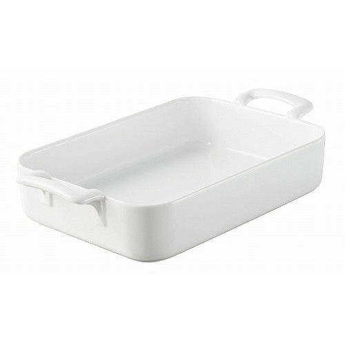 レヴォル ベルキュイジーヌ レクタンギュラーディッシュ ホワイト 190×125 616952(代引不可)【送料無料】