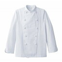 男女兼用コックコート(長袖)AS-7300 L(代引不可)【送料無料】