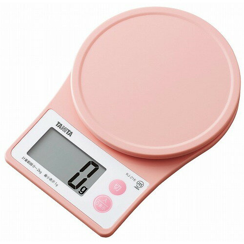 タニタ デジタルクッキングスケール 2kg KJ-216PK(代引不可)【送料無料】