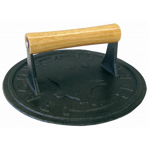 鉄 ベーコンプレス 丸型 A-146(代引不可)【送料無料】