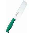 トウジロウ カラー庖丁 薄刃 16.5cm F-241G 緑(代引不可)【送料無料】
