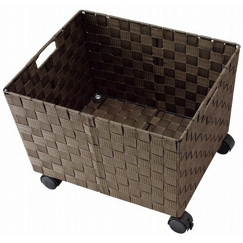 キャスター付収納バスケット 741848(代引不可)【送料無料】(3.0)