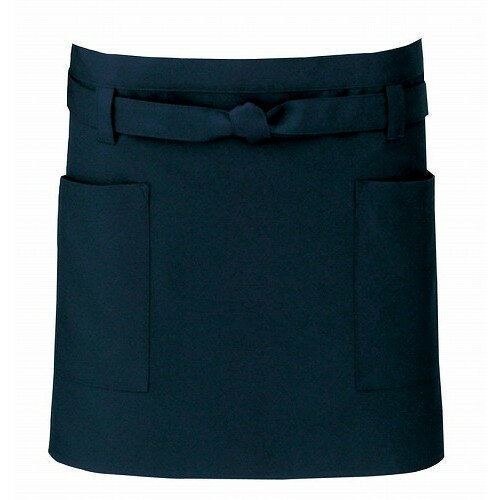 ショートエプロン T-6231 ネイビー(代引不可)【送料無料】