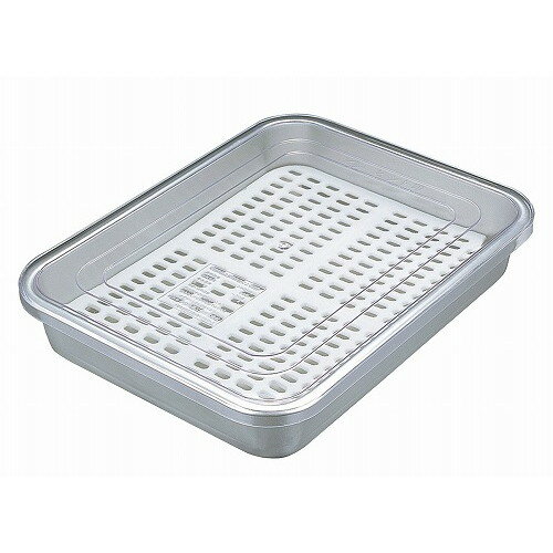 Trays - アルマイト 冷凍ケース(目皿付)CP-280(代引不可)【送料無料】
