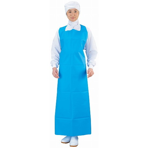 レッジェーロン ウレタン打抜エプロン E-50 ブルー M(代引不可)【送料無料】