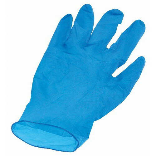 ダンロップ 粉つきニトリル極うす手袋(100枚入)NS370 M-B ブルー(代引不可)【送料無料】