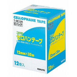 コクヨ セロハンテープ T-SE12N(12巻入)(代引不可)【送料無料】