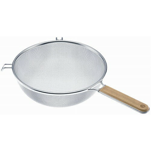 18-8 木柄タフストレーナー(16メッシュ)16cm 10185(代引不可)【送料無料】