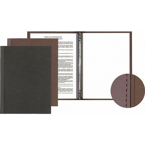 シンビ インフォ&メニューブック スリムB-LU 茶(代引不可)【送料無料】