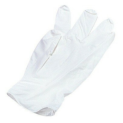 エステー ニトリル手袋 ホワイト No.991 粉なし(100枚入)M(代引不可)【送料無料】(3.0)