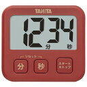 タニタ 薄型タイマー TD-408 レッド(代引不可)【送料無料】