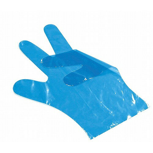 サクラメン スタンダード手袋 ポリ青(100枚入)M 30μ(代引不可)【送料無料】