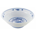 磁器 中華食器 ホタル竜 反丼 6.3寸(代引不可)【送料無料】